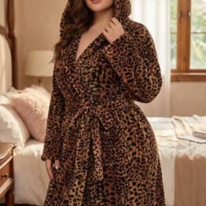 رداء حمام قصير + منشفة